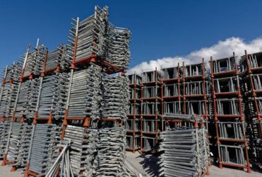Ring lock scaffolding, construction equipment